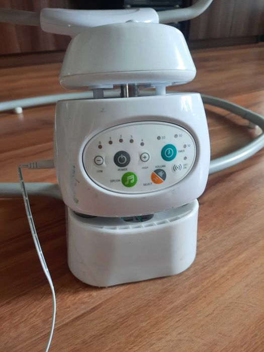 Babymix Leżaczek Elektryczny 360 Szary