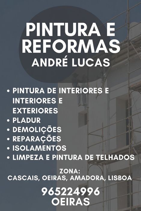 Pinturas  e remodelação