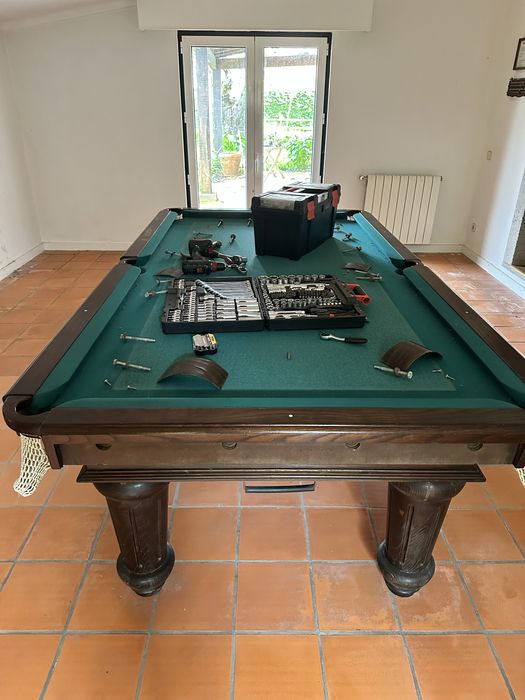 Mesa de bilhar completa!