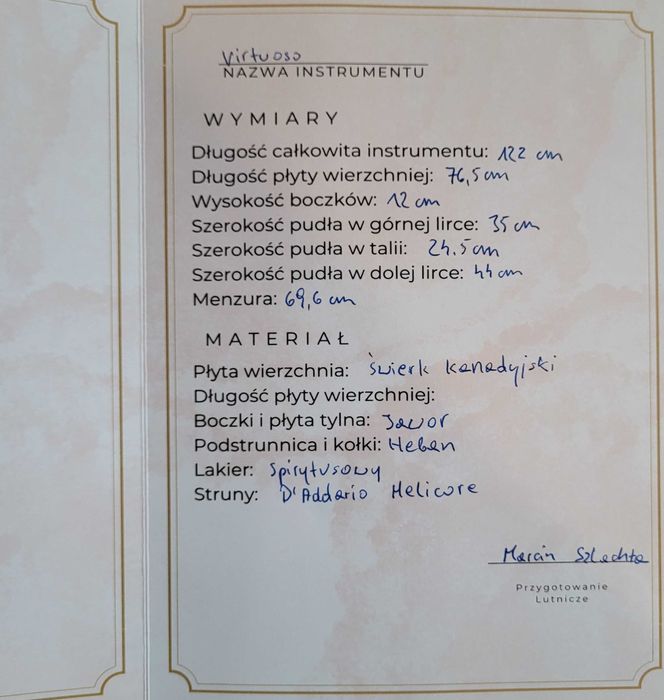 Wiolonczela 4/4 Poludniowe lutnictwo