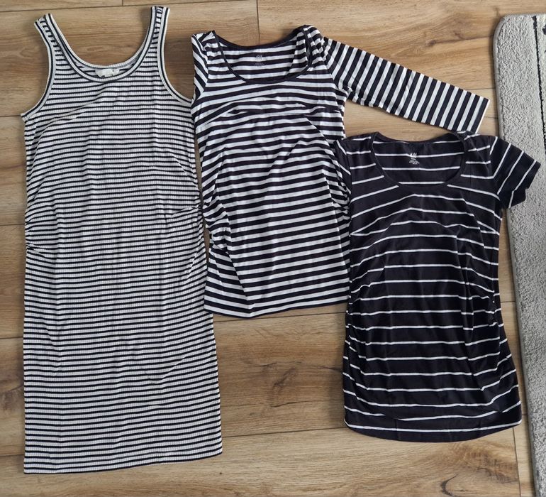 Ubrania ciążowe H&M MAMA XS/S paski