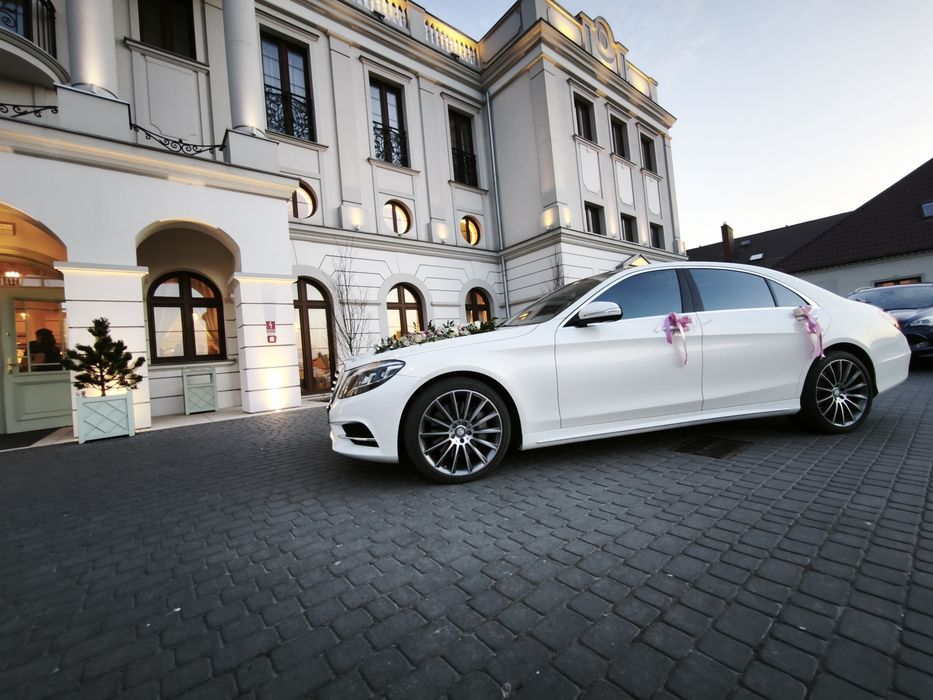 Auto do ślubu Mercedes S AMG Long