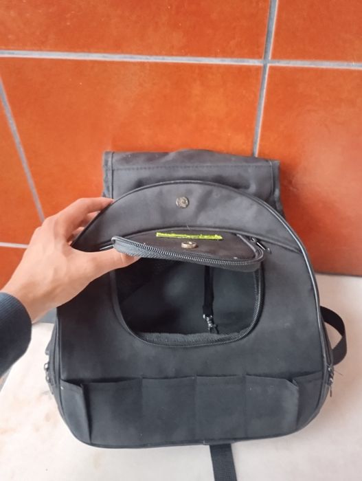 Mochila transportadora de animais