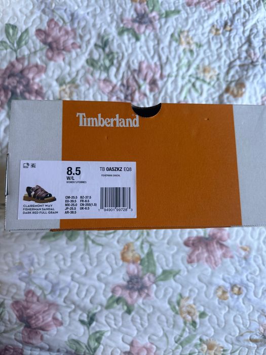 Sandália Clairemont Timberland (bordô) 39,5