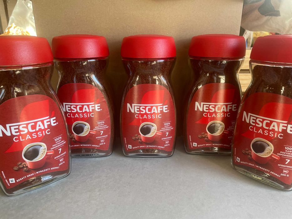 Kawa rozpuszczalna Nescafe Classic 200g x 5szt. nowa 1kg