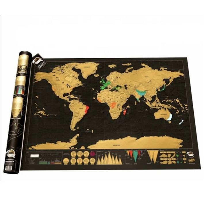 Mapas do Mundo de Raspar (novos)