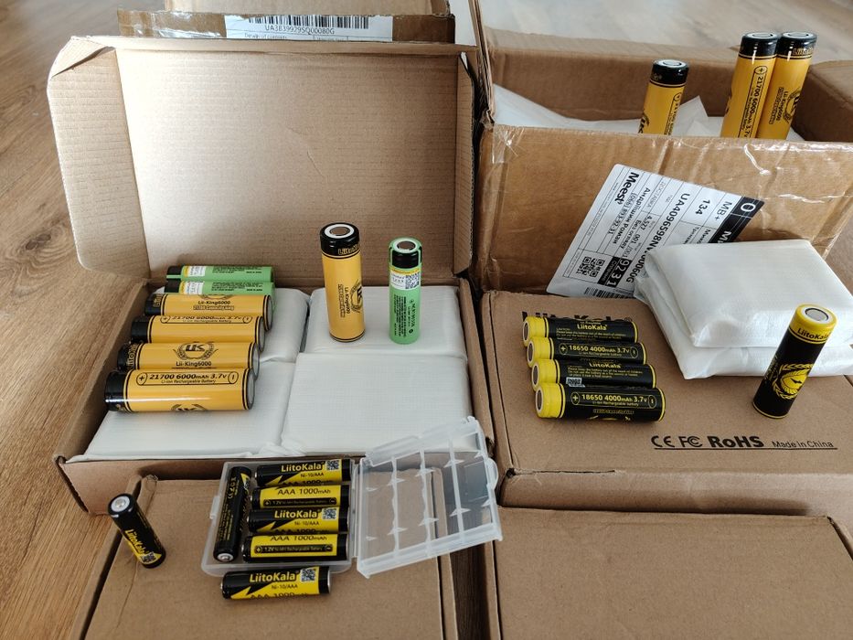 Акумулятор LiitoKala 18650 King 4000 mAh 21700 6000 мАг