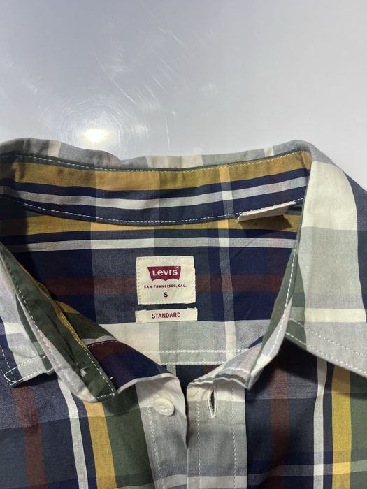 Levi's koszula w kratę bawełniana S stan bardzo dobry