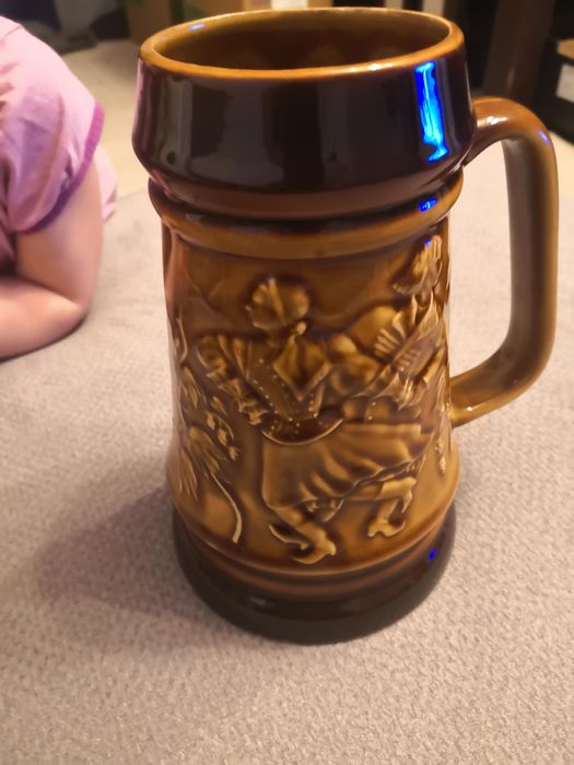 Kufel do piwa Tułowice -  duży, wysoki