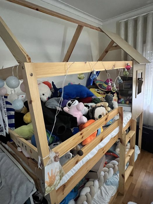 Cama dupla para quarto criança