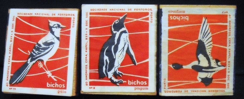 12 Caixas de fósforos antigas anos 60  sem os fósforos/vazias