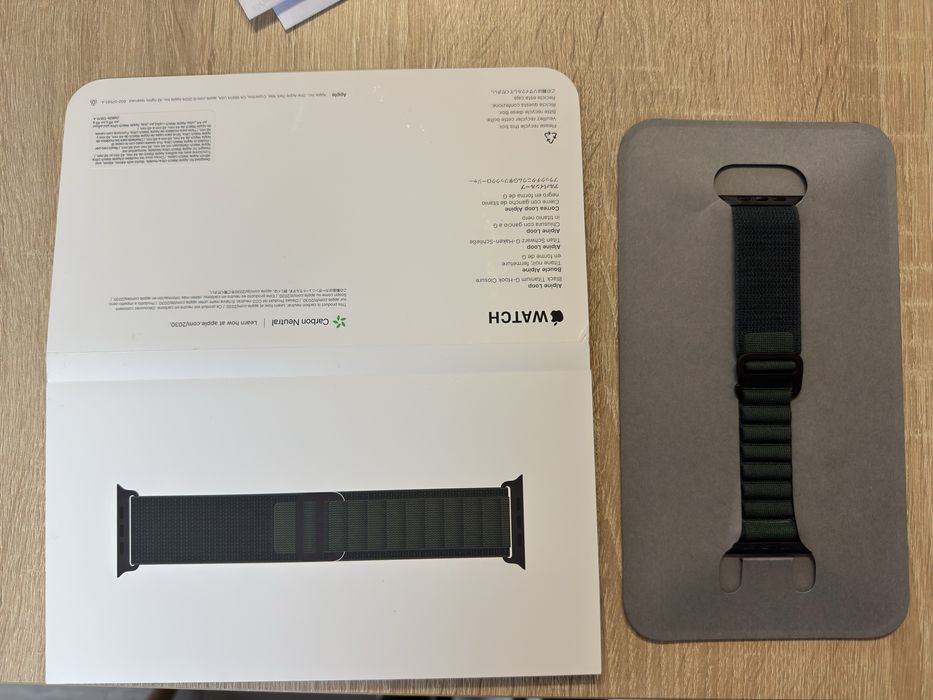 Pasek do Apple Watch (44/45/46/49mm) S Ciemnozielony