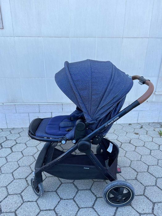 Carrinho Adorra Maxi Cosi + ovo Marble Bebé Confort + isofix