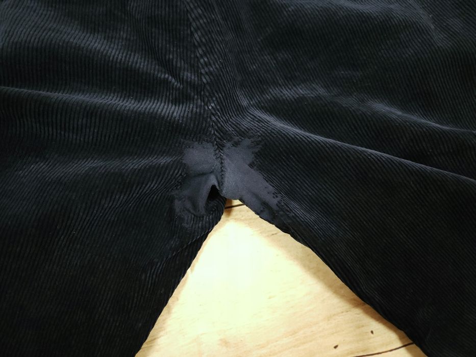 POLO RALPH LAUREN Spodnie Sztruksowe Męskie Granatowe r. 38/32
