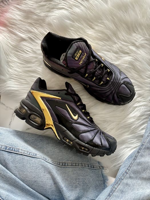 !БЕЗ Передплат! Nike Air Max Tailwind V x Skepta Black Gold | скепта