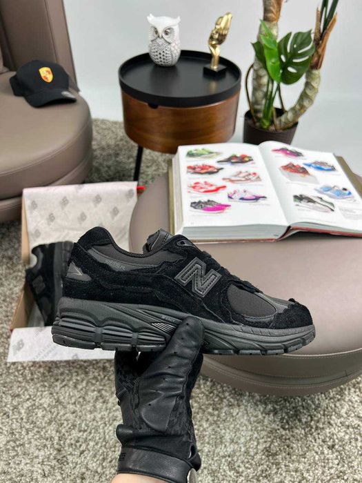 !ТОП! New Balance 2002R Protection Pack All Black 36-45 nb нб