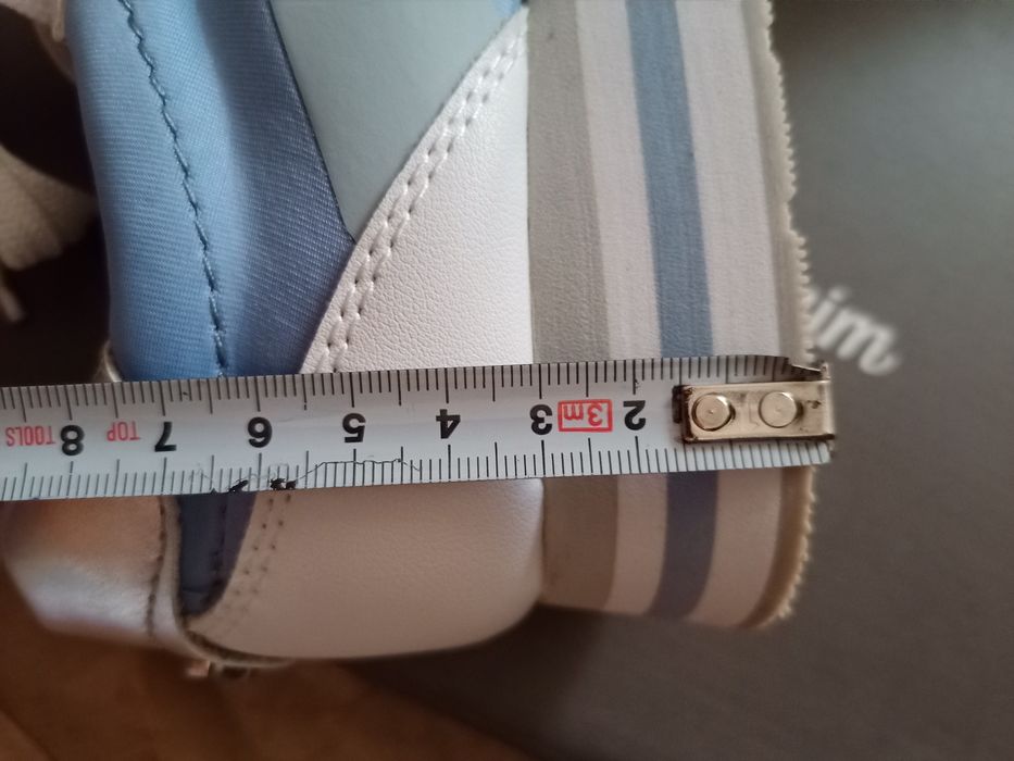 Błękitne sneakersy na platformie Tom tailor 38 wkładka ok 25 cm