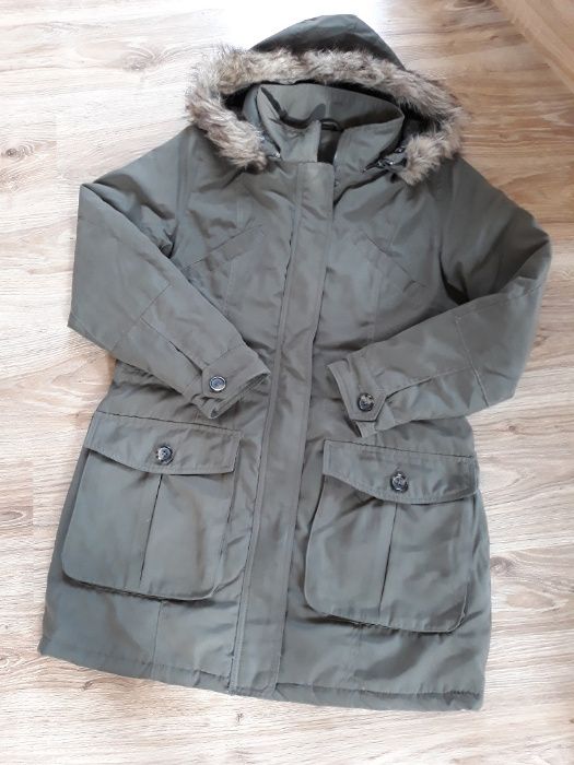Kurtka damska parka z kapturem r. L