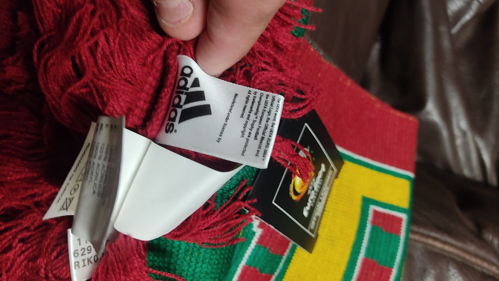 Euro 2004 cachecol Portugal Oficial Adidas com etiqueta