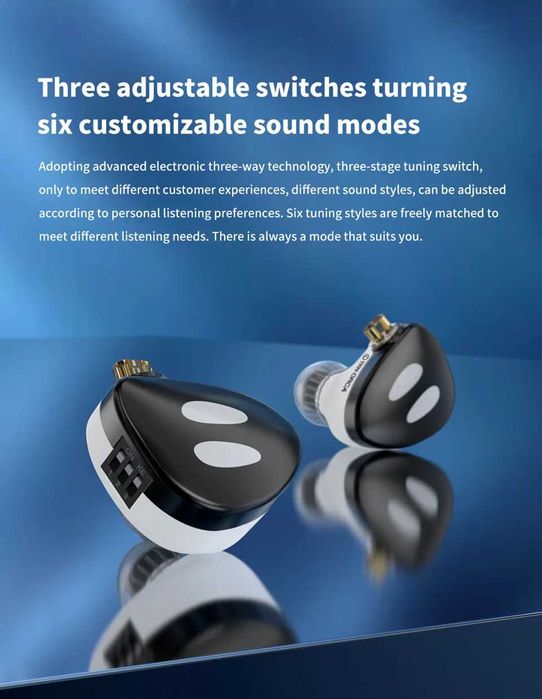 Наушники динамические TRN Orca (LCP) Mic