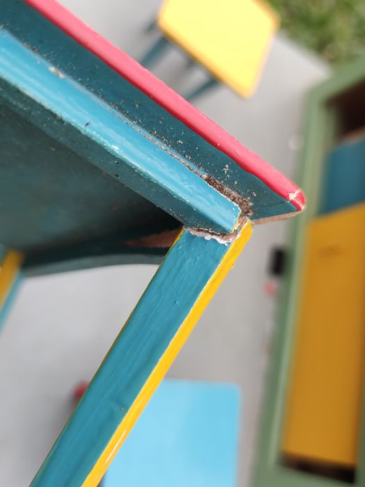 Stare drewniane mebelki domek dla lalek komoda szafka łóżko vintage