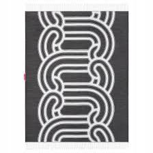 Nowy pled Ikea SÖTRÖNN Pled 130x170 czarno biały