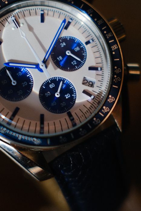 Omega Speedmaster Seiko VK63 Mod годинник мехакварцевий хронограф