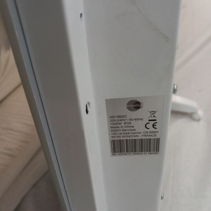 Radiadores eléctricos  1000 W 1500 W