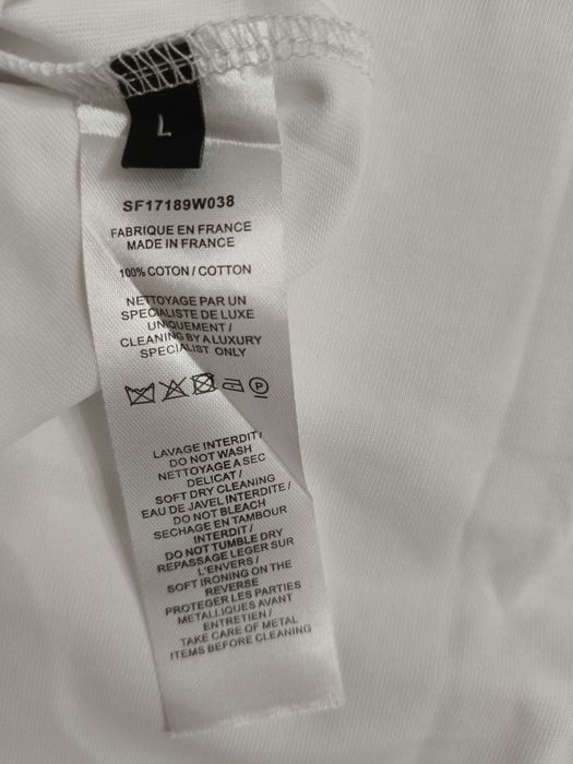 T-shirt Balmain Branca Modelo com corte oversize