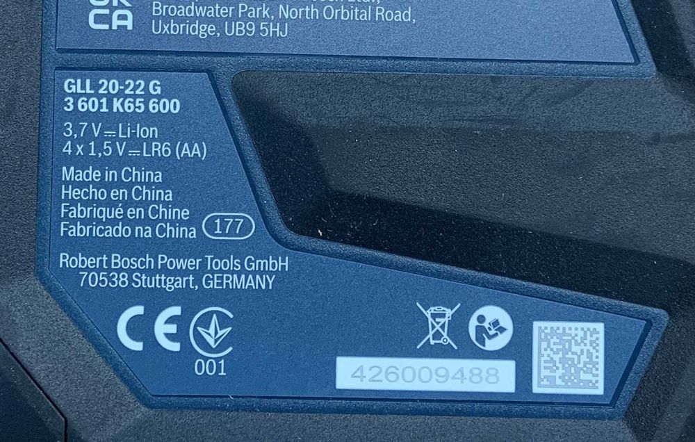 Лазерний нівелір Bosch GCL 2-50 G, новий