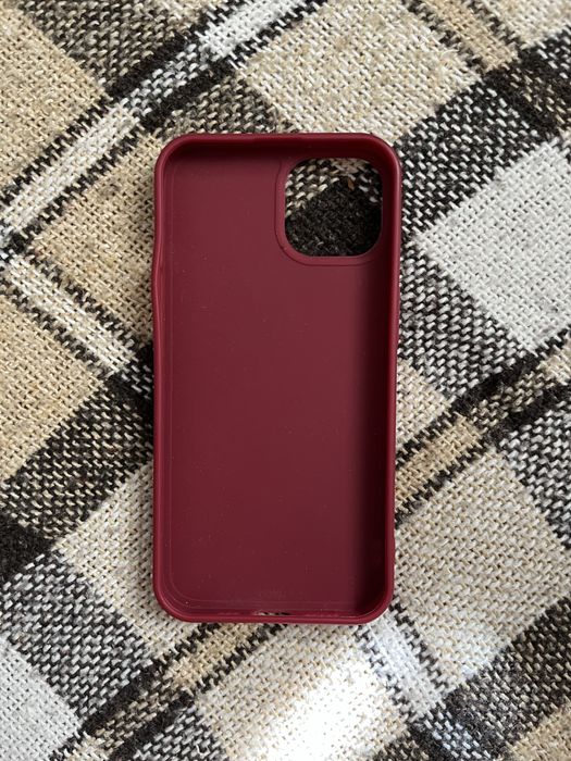 Бордовий марсала чохол для айфона 13, iphone 13 case