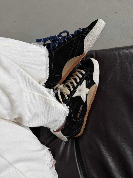 Кросівки жіночі Golden Goose чорні замшеві нові | кроссовки женские