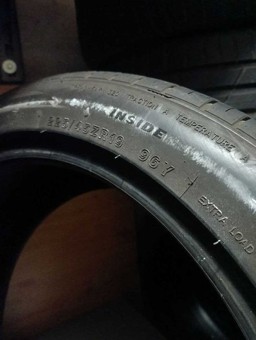 Шини 225/45 R19 пара літо 5.8мм 2019 рік