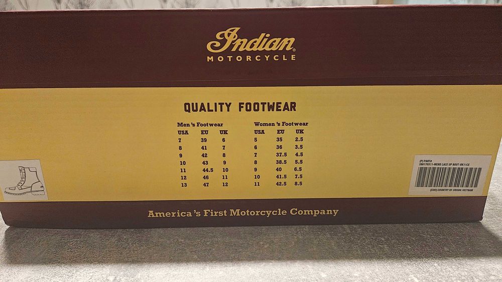 Buty Indian czarne 44.5 EU