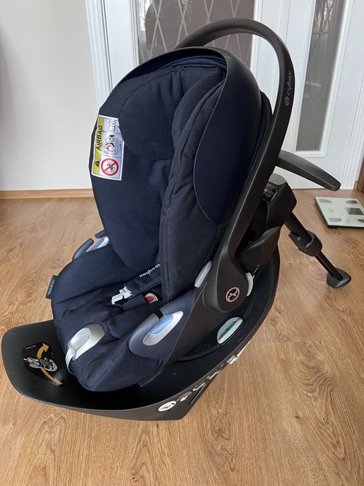 Автокрісло з базою Cybex Cloud Z i-Size Plus Platinum Blue