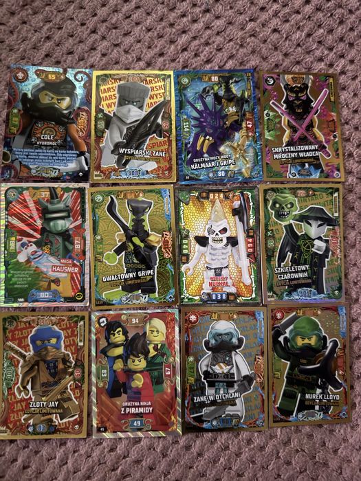 Karty kolekcjonerskie Lego Ninjago 40 sztuk