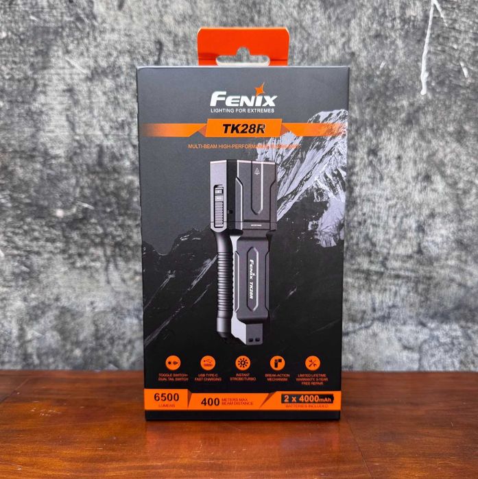 Fenix TK28R Ручний Ліхтар (6500 Люмен 400 Метрів) ГАРАНТІЯ 5 РОКІВ!