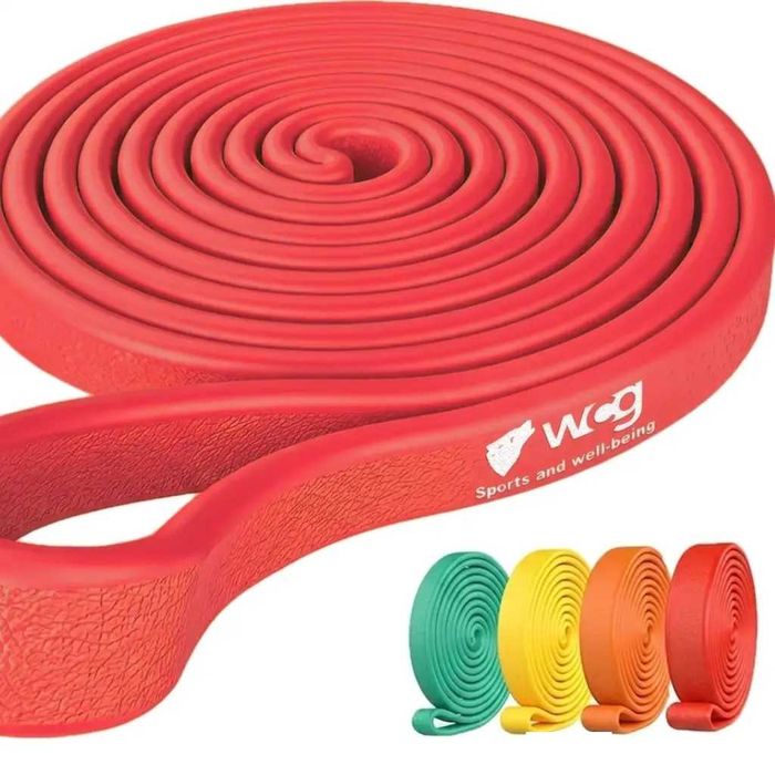Комплект фітнес-резинок WCG PowerStrip (4 шт.) — Гумові еспандери для тренувань та підтягувань