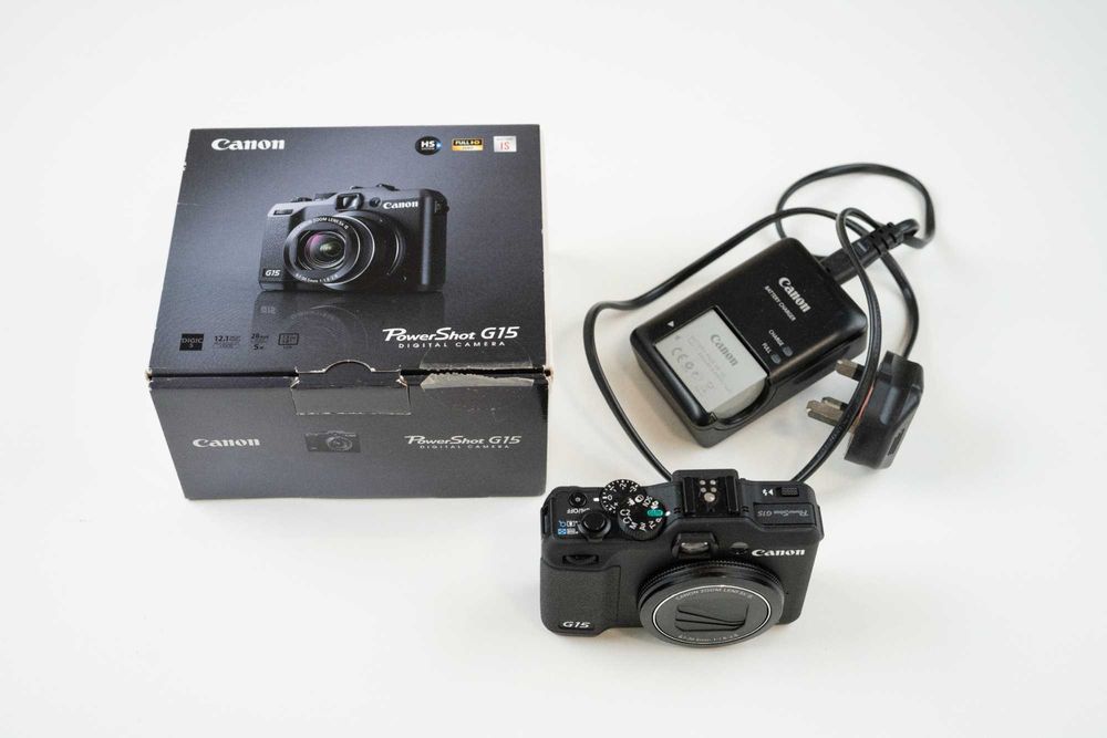 Canon PowerShot G15 - Máquina Fotográfica Digital (c/ Bateria e Carregador)