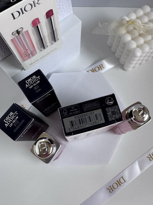 Набір бальзамів  Dior Addict Lip Glow 01, 012