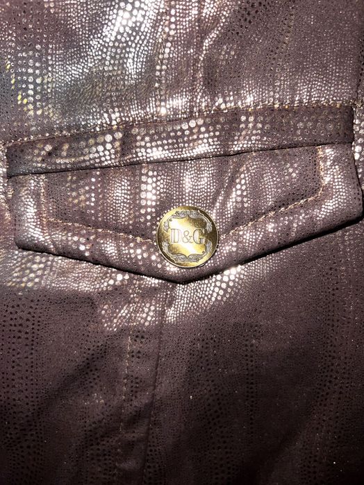 Блискуча куртка Dolce&Gabbana. Розміру L