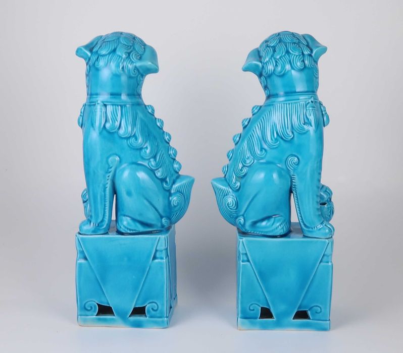 Par de Cães Foo - China - 20.5 cm