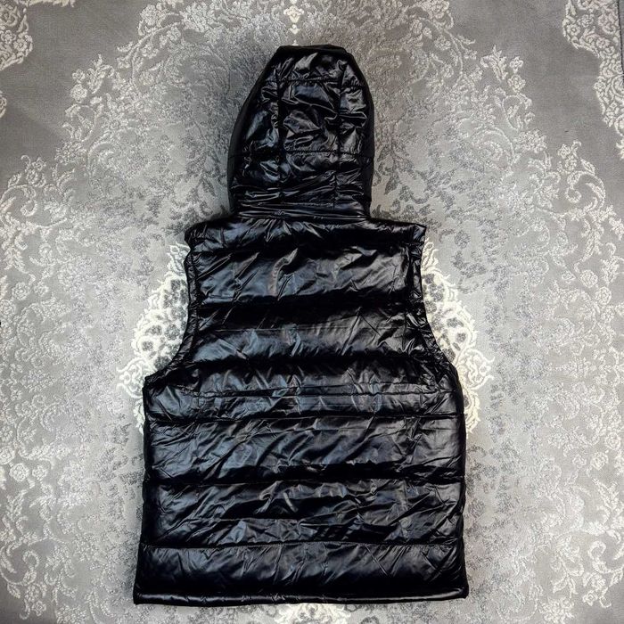 Жилетка Moncler чорного кольору, чоловіча чорна жилетка монклер, безрукавка moncler