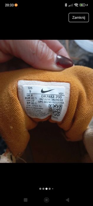 Męskie sneakersy 42.5