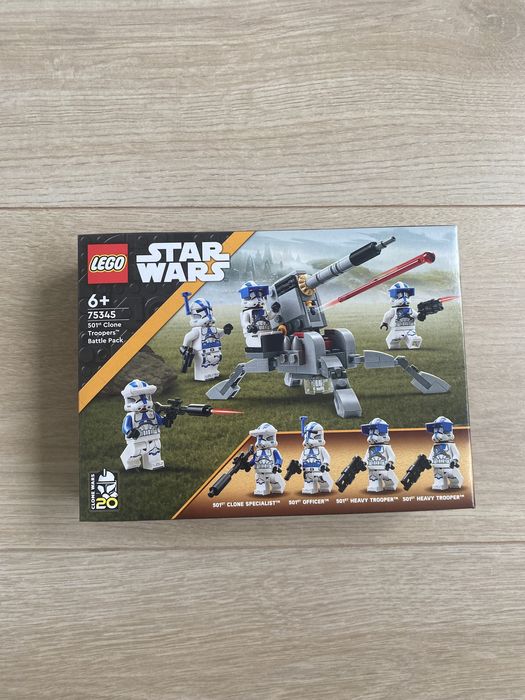 Lego 75345 - zestaw bitewny - żołnierze z 501. Legionu [15szt]- NOWE!