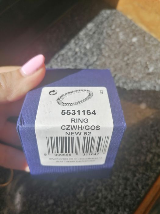 Anel de cristais Swarovski