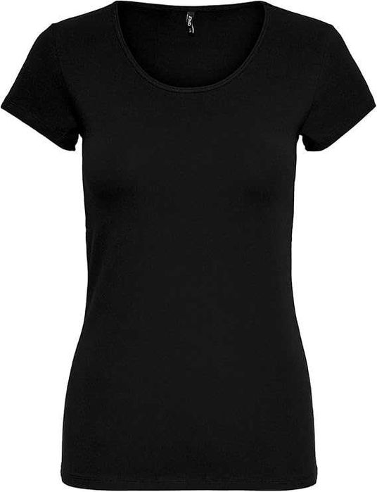 ONLY 2-Pak Damskie T-Shirty Basic Czarno Białe Rozmiar M Bawełniane