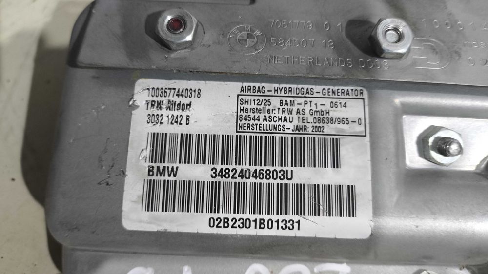 Airbag Porta BMW Serie 7 (E65/E66) Frente Direita 3482.4046.803U