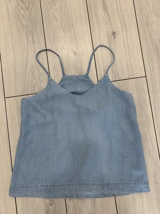 Top na ramiączkach lyocell H&M rozmiar 38