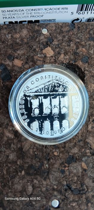 Moedas dos 50 anos da Constituição Portuguesa